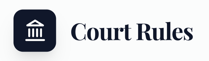 Court rules interface